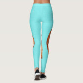 レッドパンダベアオンターコイズ レギンス (裏面)