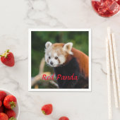 レッドパンダベア スタンダードカクテルナプキン (インサイチュ)