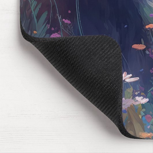 レッドパンダポートレート絵画動物の野生生物林 マウスパッド (コーナー)