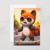 レッドパンダライド サンキューカード (正面/裏面)