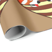 レッドパンダラブハート ラッピングペーパー (ロールコーナー)