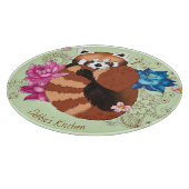 レッドパンダロータスフラワーズヘンナ カッティングボード (角)