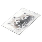 レッドパンダ動物発見ワイルド自然インクスケッチ ノートパッド (アングル)