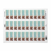 レッドパンダ差出人住所ラベル ラベル (フルシート)