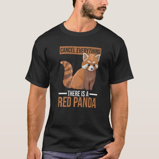 レッドパンダ引用文オアシアカパンダ Tシャツ (正面)