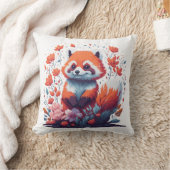 レッドパンダ愛好家 クッション (ブランケット)