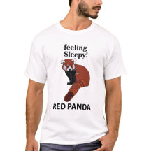 レッドパンダ感じの眠いおもしろいレッドパンダ