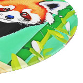 レッドパンダ竹林 カッティングボード (角)