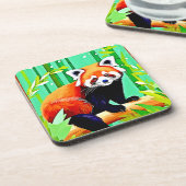 レッドパンダ竹林 コースター (左側)