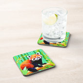 レッドパンダ竹林 コースター (右側)