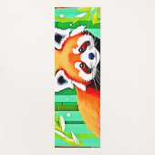 レッドパンダ竹林 ヨガマット (正面)