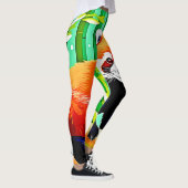 レッドパンダ竹林 レギンス (右)