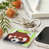 レッドパンダ絵画ズ キーホルダー (正面右)