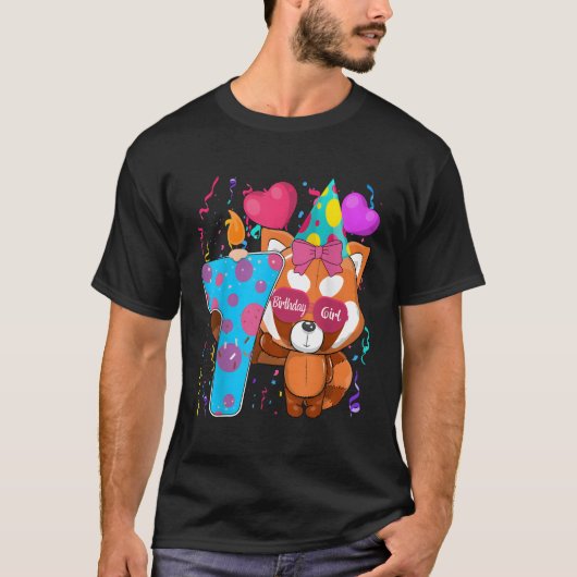レッドパンダ7th私7ピー tシャツ (正面)