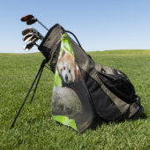 レッドパンダ ゴルフタオル (グリーン)