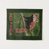 レッドパンダ タペストリー (正面(横))