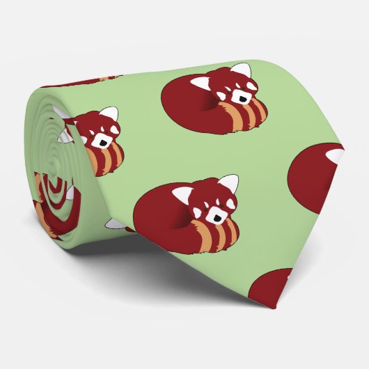 レッドパンダ ネクタイ (ロール)