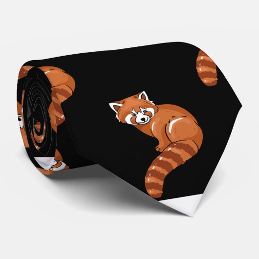 レッドパンダ ネクタイ (ロール)