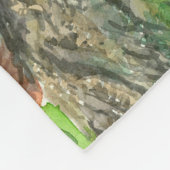 レッドパンダ フリースブランケット (角)