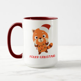 レッドパンダ メリークリスマス マグカップ