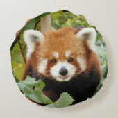 レッドパンダ ラウンドクッション (裏面)