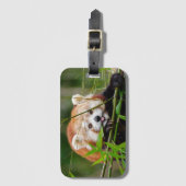 レッドパンダ ラゲッジタグ (正面縦)