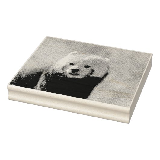 レッドパンダ ラバースタンプ (スタンプ)