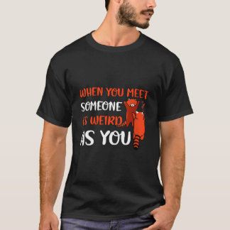 レッドパンダ レッドパンダ 引用句 Tシャツ
