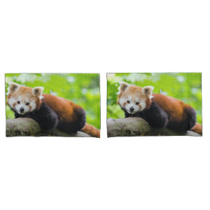 レッドパンダ 枕カバー