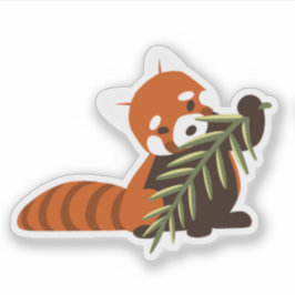レッドパンダ 森の動物園 ワイルドワン パーティー シール