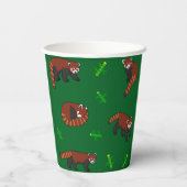 レッドパンダ 紙コップ (裏面)