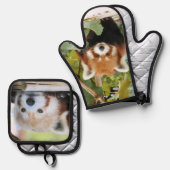 レッドパンダ 鍋つかみ&鍋敷きセット (正面/裏面)