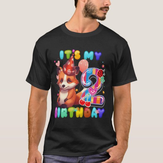 レッドパンダ 2歳の僕 Tシャツ (正面)