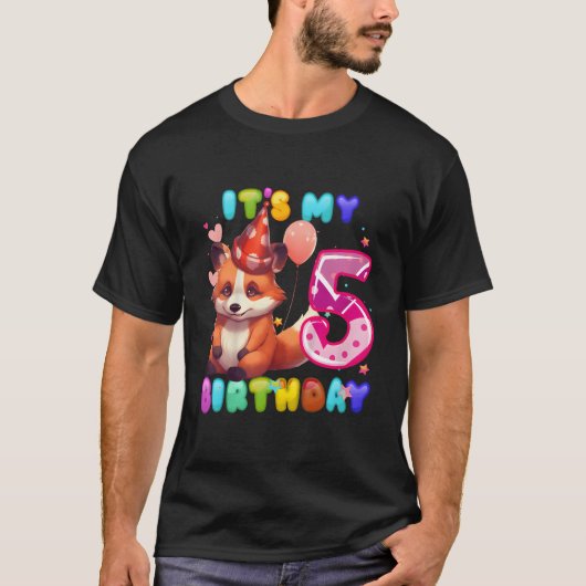 レッドパンダ 5歳の僕 Tシャツ (正面)