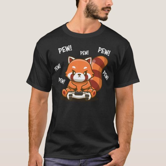 レッドパンダ Tシャツ (正面)