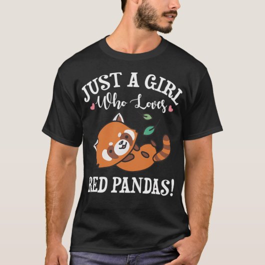 レッドパンダ Tシャツ (正面)