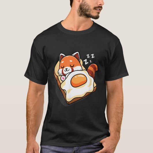 レッドパンダ Tシャツ (正面)