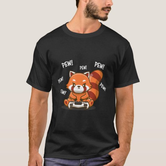 レッドパンダ Tシャツ (正面)