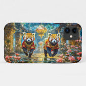 レッドパンドラ(PANDAS)ジェイドパレスデザインバイリッチアムンギル Case-Mate iPhoneケース (裏面(横))