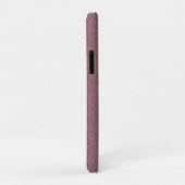 レッドパーケット柄 Case-Mate iPhoneケース (裏面/右)