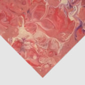 レッドパープルホワイト抽象芸術デコパージュ 薄葉紙 (詳細)