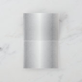 レッドパープル&シルバーシャンデリアありがとう サンキューカード (内部)