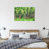 レッドパーム24x36 キャンバスプリント (インサイチュ (寝室))