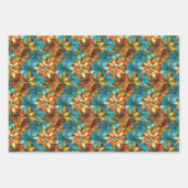 レッドパールピーチフローラ ラッピングペーパーシート (正面2)