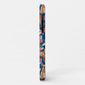 レッドヒーラー犬ヴィンテージ花模様海軍 Case-Mate iPhoneケース (裏面/左)