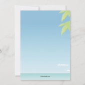 レッドビキニガールバチェロレッテ招待状 招待状 (裏面)