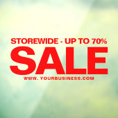 レッドビジネスのウェブサイトアドレスシンプル販売 ウィンドウサイン (シート3)