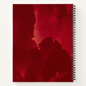 レッドビッグクラウド名前をカスタムする ノートブック (裏面)