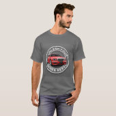 レッドビンテージカー Tシャツ (正面フル)