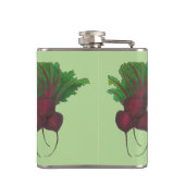 レッドビーツバンチベジタブルガーデン料理フードビーガン フラスク (裏面)